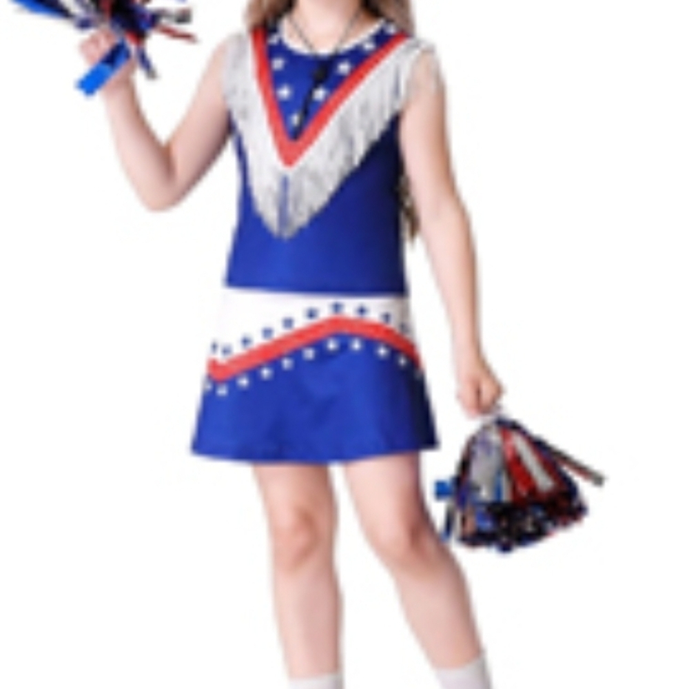 New* Yolsun Blue and White Starry Kids Costume